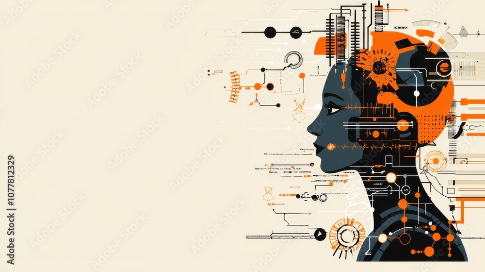 Obraz premium Explore innovative ai medical diagnostics icons on a light background for enhanced visual understanding