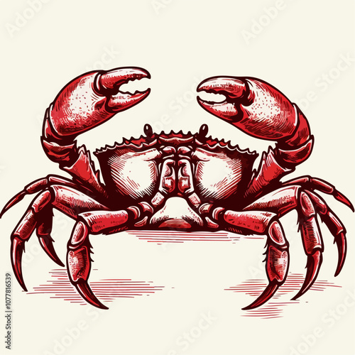 cartoon crab animal illustration