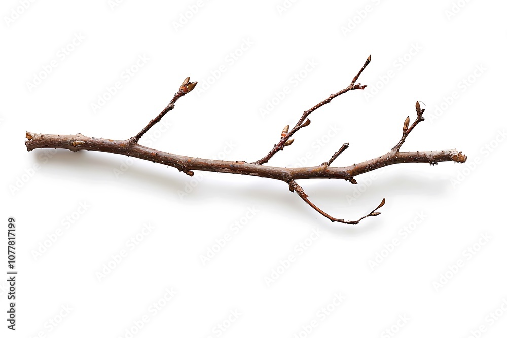 Twig isolated on white background Twig isolated on white background