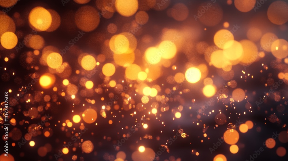 A blurred background of warm, glowing bokeh lights creating a dreamy atmosphere. A blurred background of warm, glowing bokeh lights creating a dreamy atmosphere.