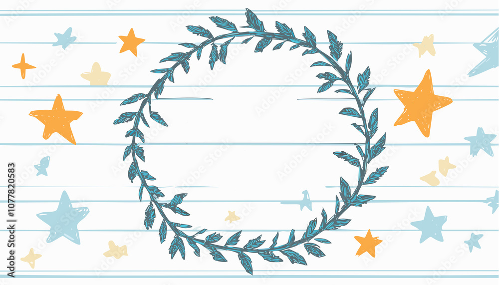Obraz premium background greeting card frame with flowers wedding card, birthday card, illustration 