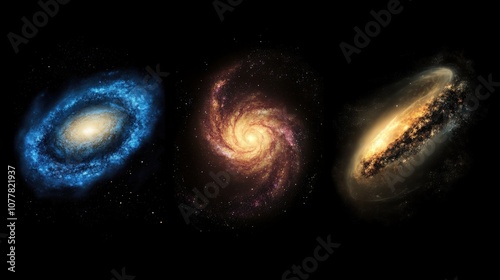 The difference between spiral, elliptical, and irregular galaxies: Discuss the key characteristics of each type and how astronomers classify galaxies based on their shape. photo