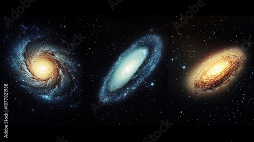 The difference between spiral, elliptical, and irregular galaxies: Discuss the key characteristics of each type and how astronomers classify galaxies based on their shape. photo