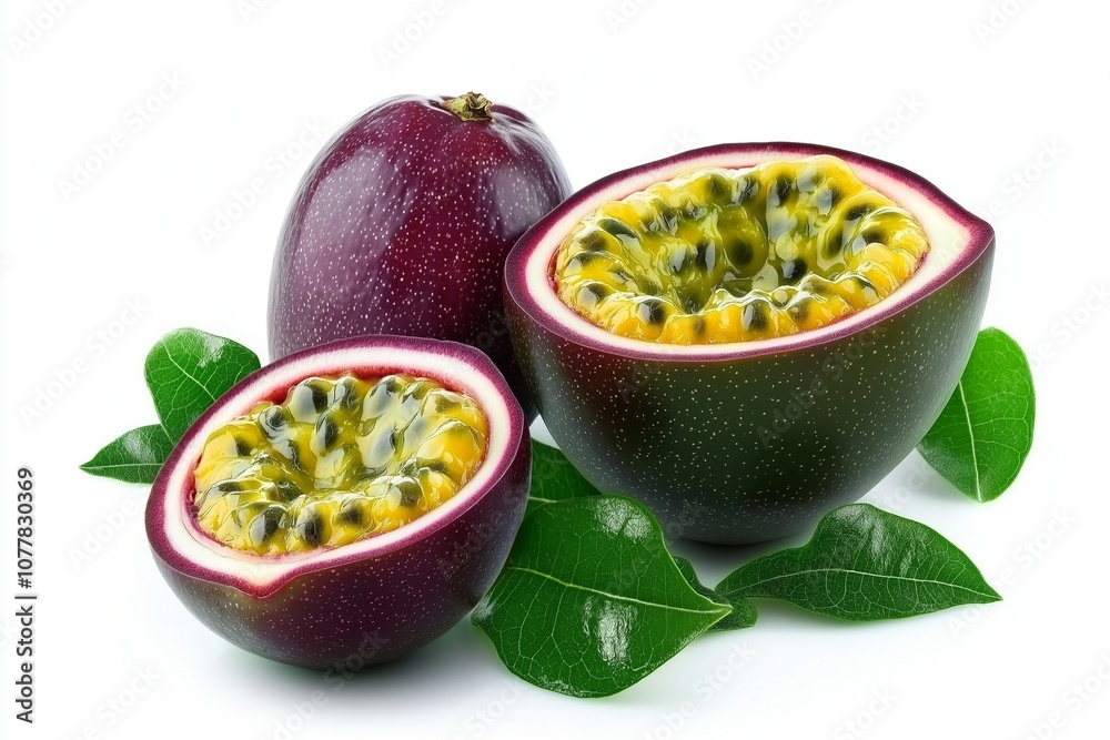 Passion Fruit isolated on background Passion Fruit isolated on background