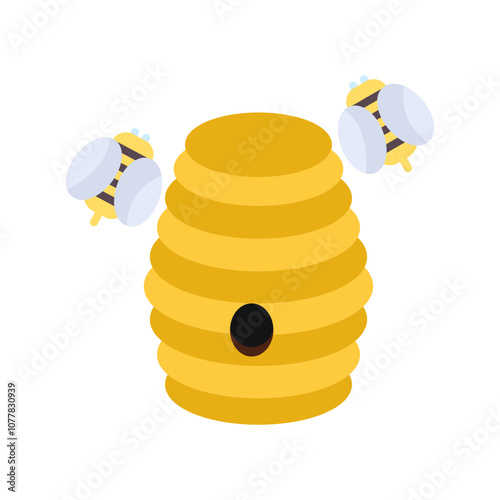 Hive Vector Icon