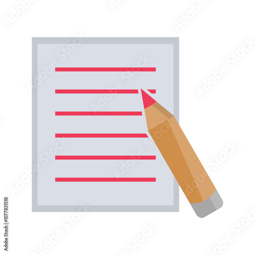Homework Vector Icon