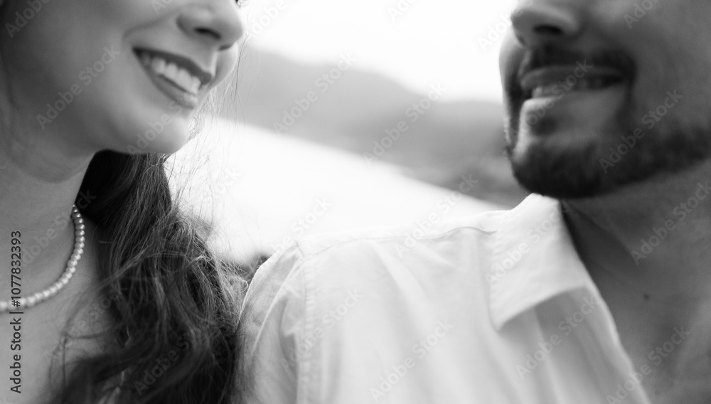 bride and groom on a beach, dressed in white for wedding, smile, tooth, new year, party, family, young couple bride and groom on a beach, dressed in white for wedding, smile, tooth, new year, party, family, young couple