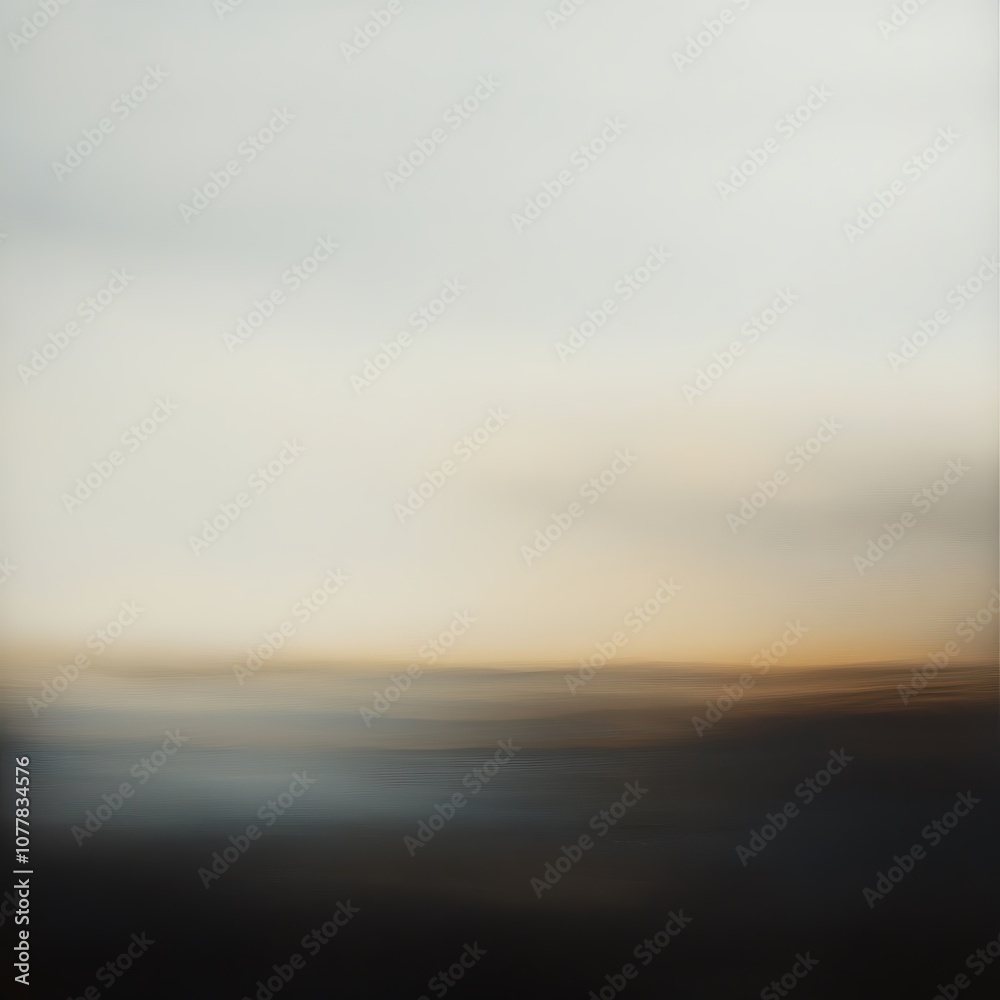 Abstract blur of a sunset over a horizon. Abstract blur of a sunset over a horizon.