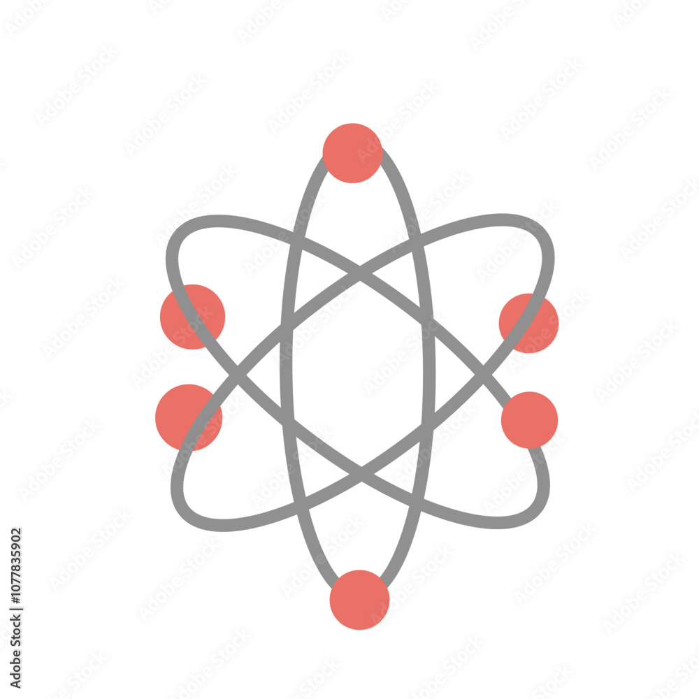 Atom Molecule logo vector