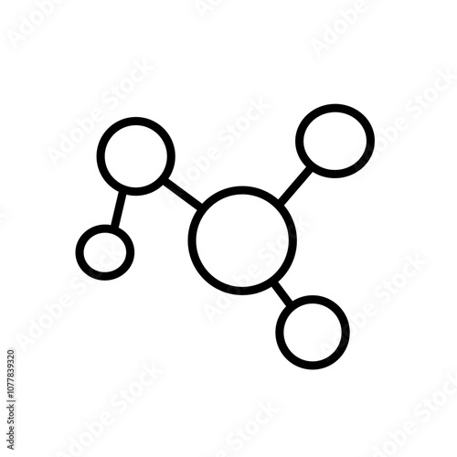 modern molecule icon