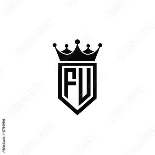 Wallpaper Mural FU monogram logo design letter text name symbol monochrome logotype alphabet character simple logo Torontodigital.ca