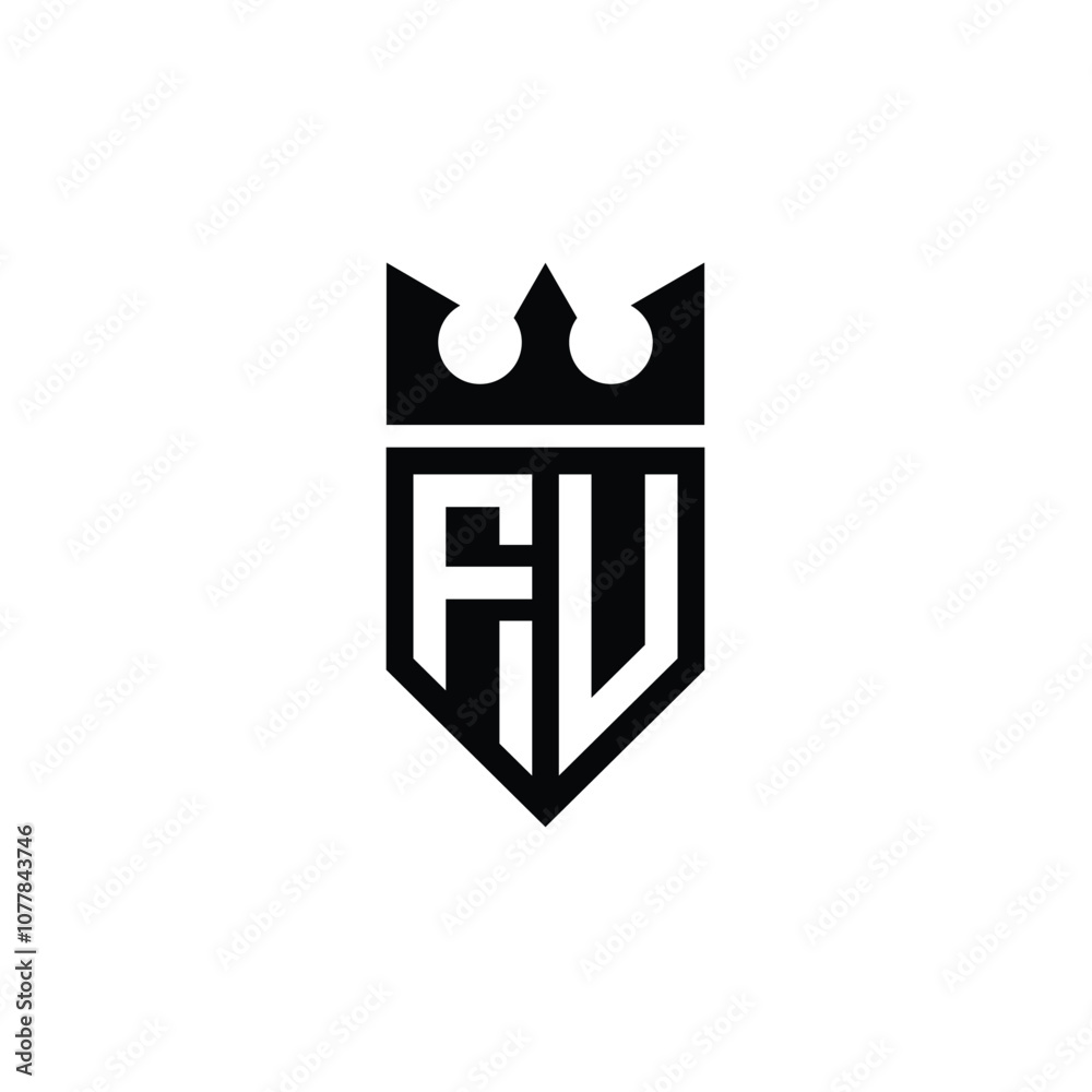 FU monogram logo design letter text name symbol monochrome logotype alphabet character simple logo FU monogram logo design letter text name symbol monochrome logotype alphabet character simple logo