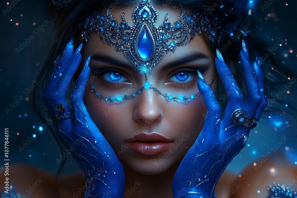 A fantasy healer with mystical energy around their hands, symbolizing a magical approach to healthcare A fantasy healer with mystical energy around their hands, symbolizing a magical approach to healthcare