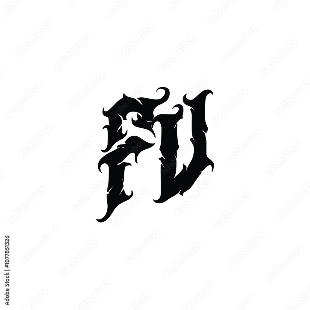FV monogram logo design letter text name symbol monochrome logotype alphabet character simple logo FV monogram logo design letter text name symbol monochrome logotype alphabet character simple logo