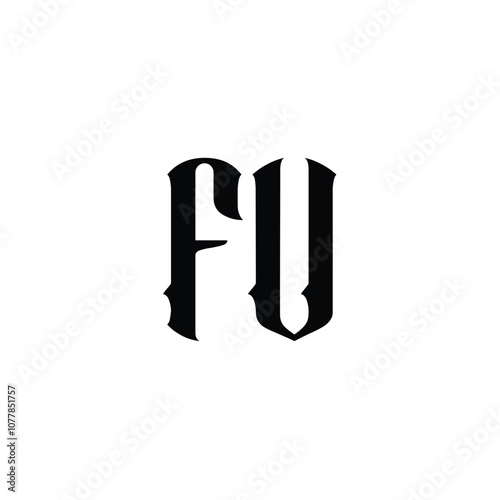 Free Download FV monogram logo design letter text name symbol monochrome logotype alphabet character simple logo - GFXLoad