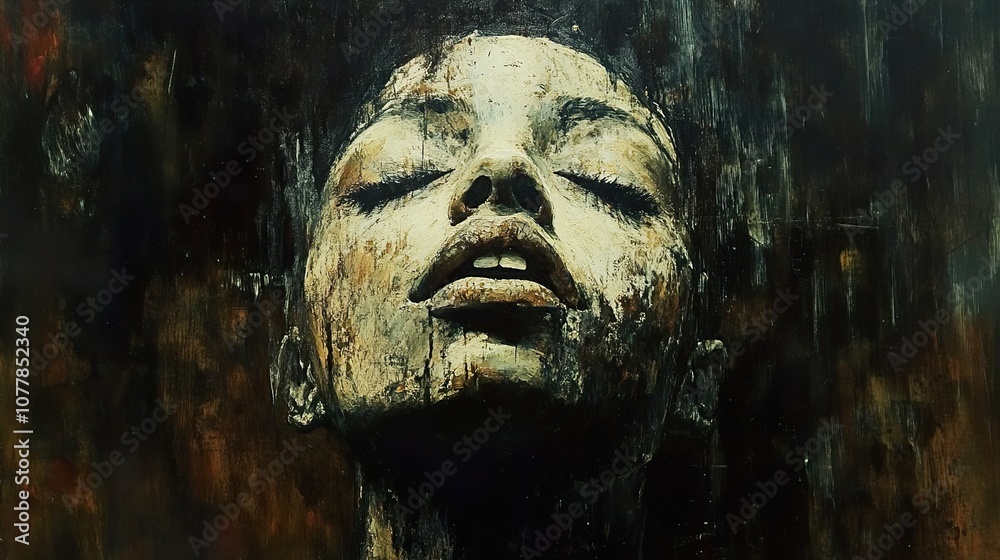 Expressive Portrait Painting: A Woman's Gaze Expressive Portrait Painting: A Woman's Gaze