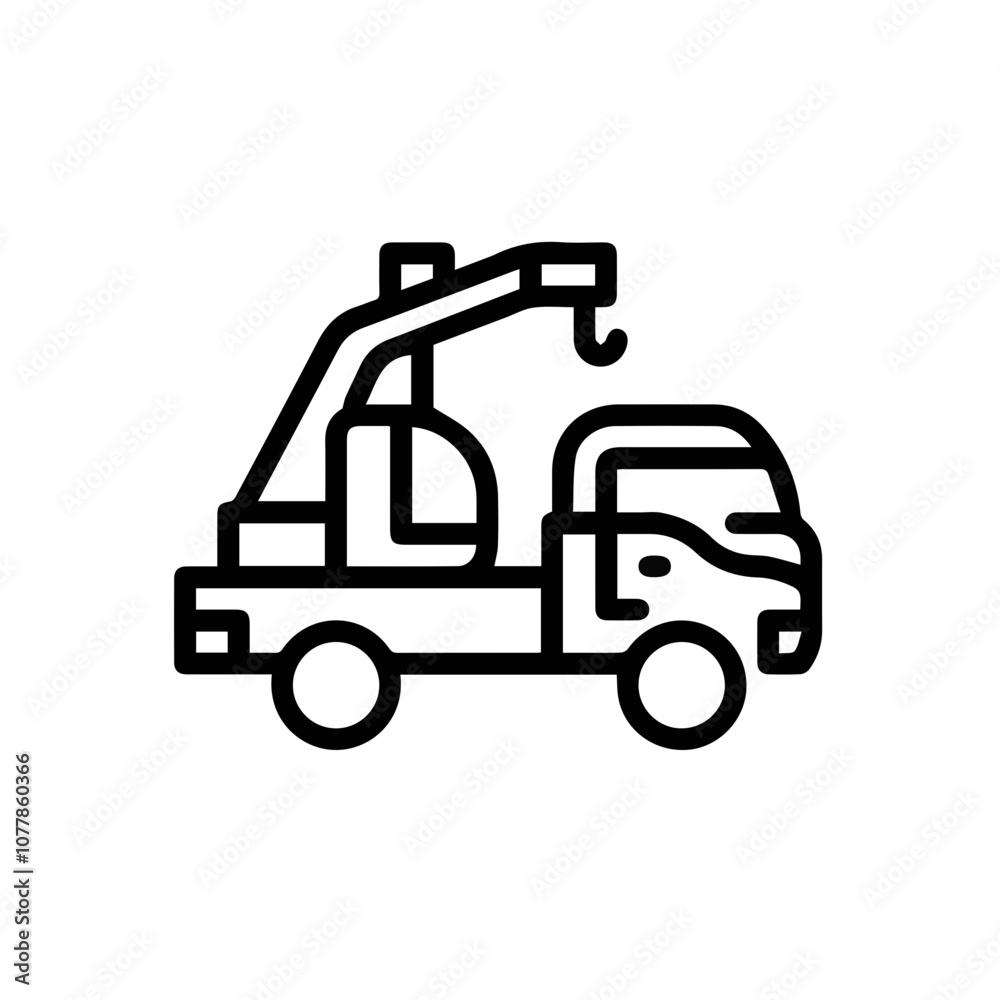 Naklejka premium Truck icon symbol vector illustration 