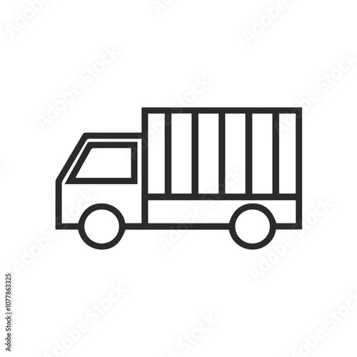 Truck icon symbol vector illustration 