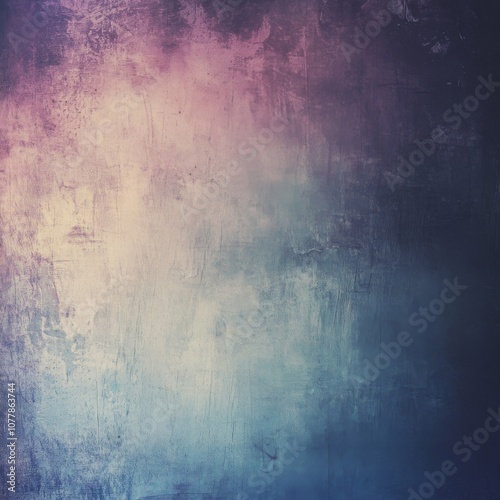 Abstract Vintage Textured Background with Blue, Purple, and Yellow Hues