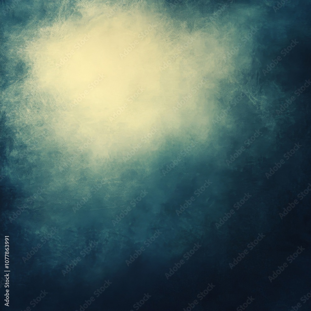 Obraz premium Grunge Texture with a Circular Light Source