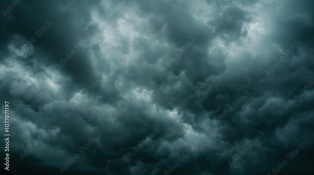 A heavy overcast sky with thick gray clouds blanketing the landscape, creating a moody, introspective atmosphere A heavy overcast sky with thick gray clouds blanketing the landscape, creating a moody, introspective atmosphere