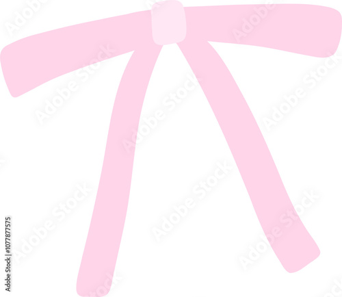 Coquette pink bow ribbon