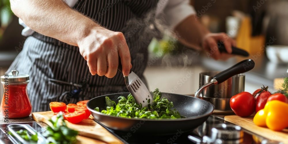 A person with limited mobility using adaptive kitchen tools while cooking A person with limited mobility using adaptive kitchen tools while cooking