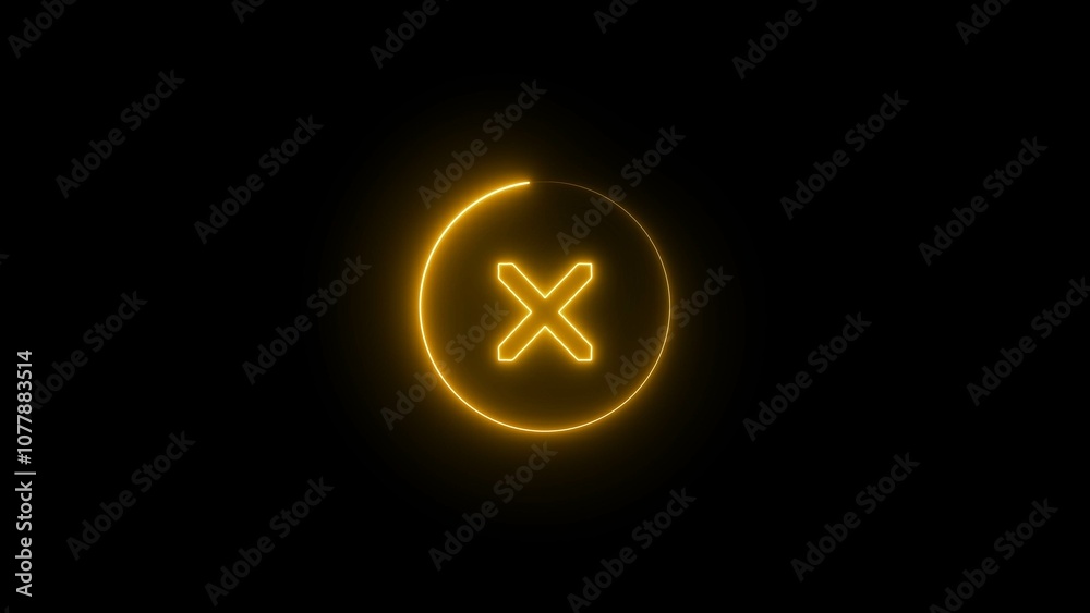 Abstract attention warning icon illustration. Abstract attention warning icon illustration.