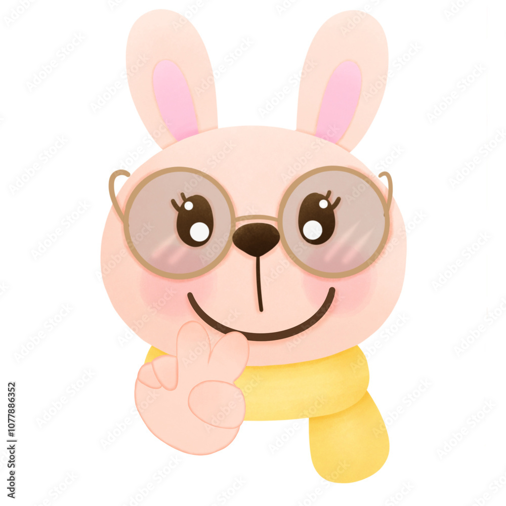 Fototapeta premium Cute rabbit 