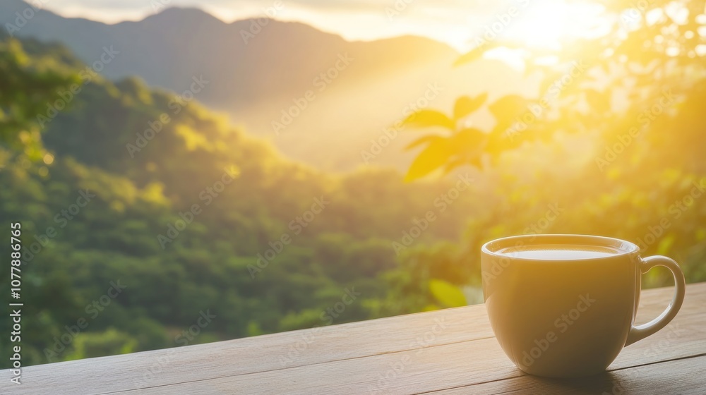 Coffee with a Mountain View Coffee with a Mountain View