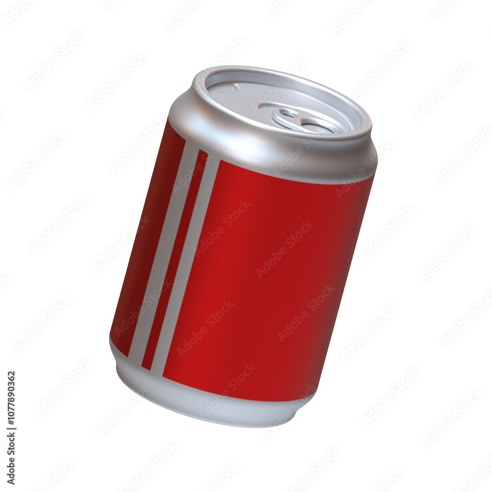 Soda can, 3D icon, drink, aluminum, pop culture, consumption, beverage design, food industry, consumer product, refreshing, modern design, beverage illustration, lifestyle