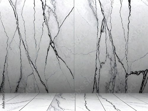 Marble texture backdrop with realistic veins and colour variations, featuring smooth patterns in natural colour. Perfect for backgrounds, design projects, and product placement.
