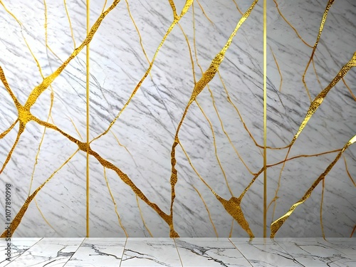 Marble texture backdrop with realistic veins and colour variations, featuring smooth patterns in natural colour. Perfect for backgrounds, design projects, and product placement.
