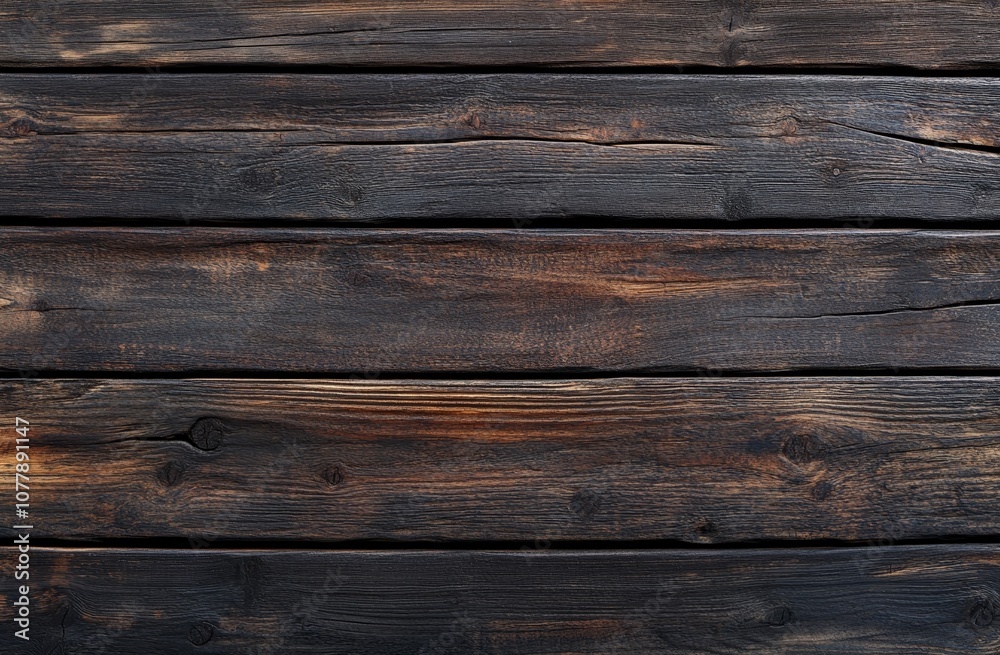 Rustic wooden background with four horizontal boards. Rustic wooden background with four horizontal boards.
