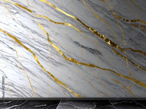 Marble texture backdrop with realistic veins and colour variations, featuring smooth patterns in natural colour. Perfect for backgrounds, design projects, and product placement.