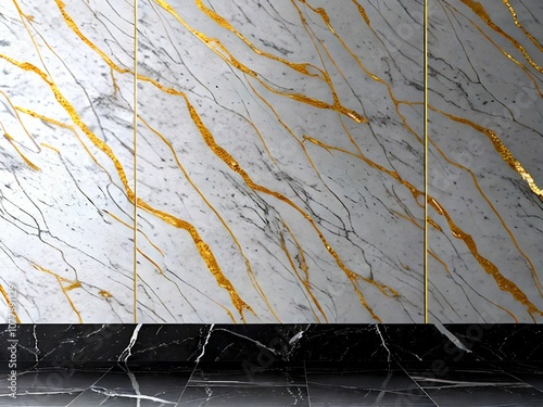 Marble texture backdrop with realistic veins and colour variations, featuring smooth patterns in natural colour. Perfect for backgrounds, design projects, and product placement.