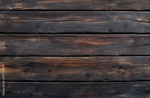 Rustic wooden background with four horizontal boards.