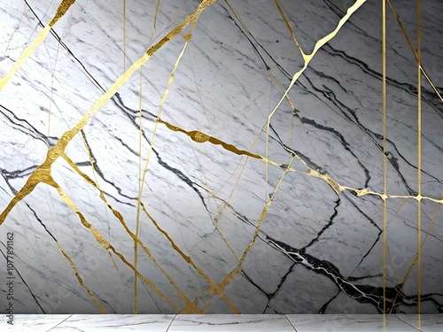 Marble texture backdrop with realistic veins and colour variations, featuring smooth patterns in natural colour. Perfect for backgrounds, design projects, and product placement.