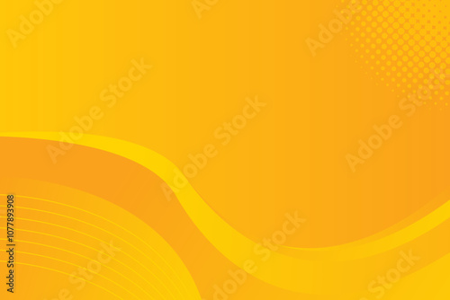 curve yellow abstract background