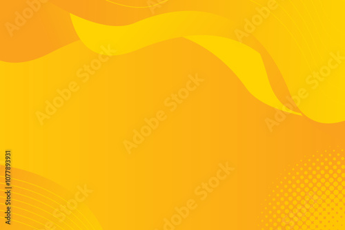 yellow curve abstract background