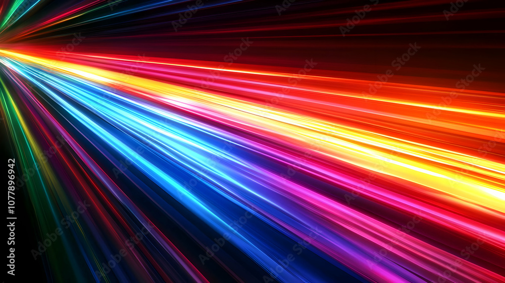 Abstract Background with Colorful Diagonal Stripes Abstract Background with Colorful Diagonal Stripes