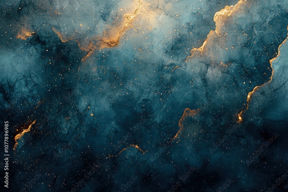 Explore the enchanting night sky featuring subtle galaxy textures in watercolor effect Explore the enchanting night sky featuring subtle galaxy textures in watercolor effect