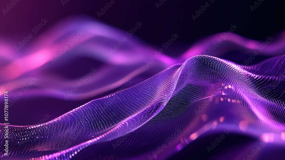 Abstract Purple Waves Background Abstract Purple Waves Background