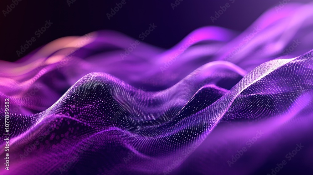 Abstract Purple Waves Abstract Purple Waves