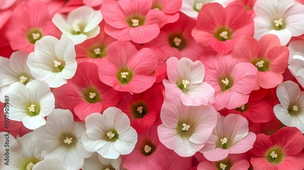Pink White and Red Flower Bouquet Close Up Pink White and Red Flower Bouquet Close Up