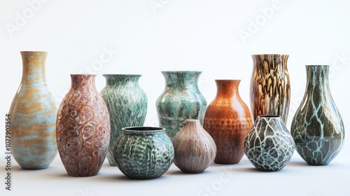 Collection of Decorative Vases