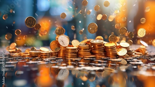 Golden Coin Shower