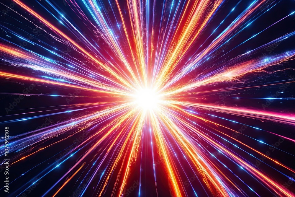 Dynamic Display of Bright Energy and Illumination in the Foreground Dynamic Display of Bright Energy and Illumination in the Foreground