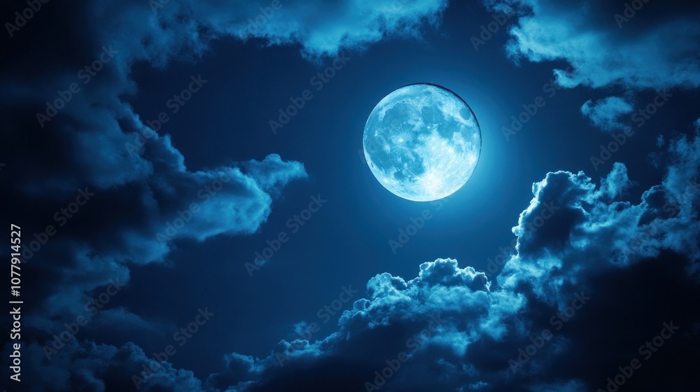 Full Moon in a Night Sky Full Moon in a Night Sky