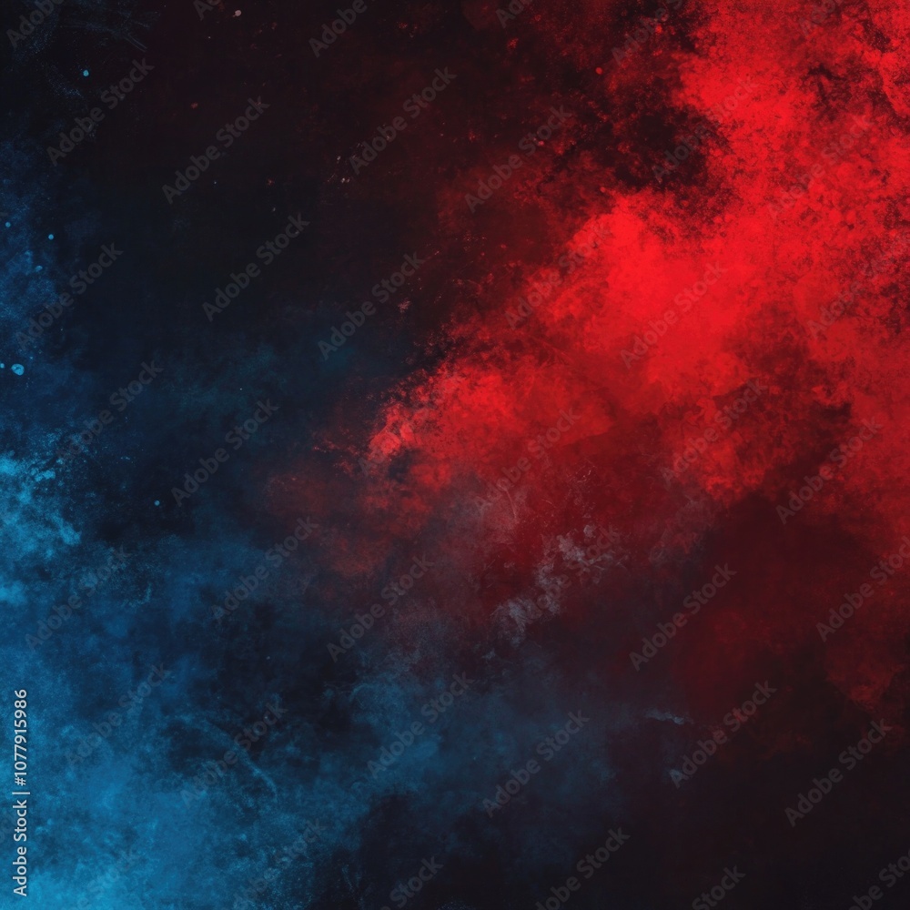 Smoke Effect on Red and Blue Background Smoke Effect on Red and Blue Background